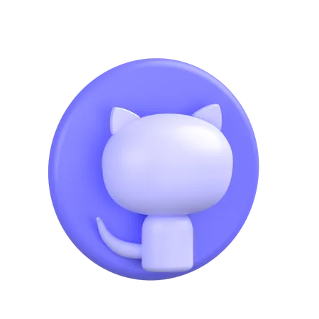 Free Github-2  3D Icon