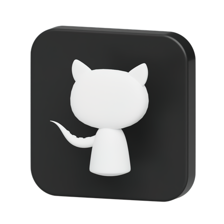 Free Github Logo  3D Illustration