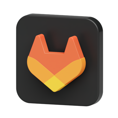 Free Gitlab Logo  3D Icon