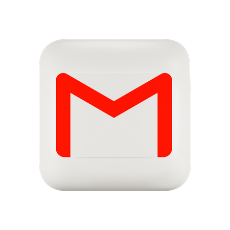 Free Gmail  3D Logo