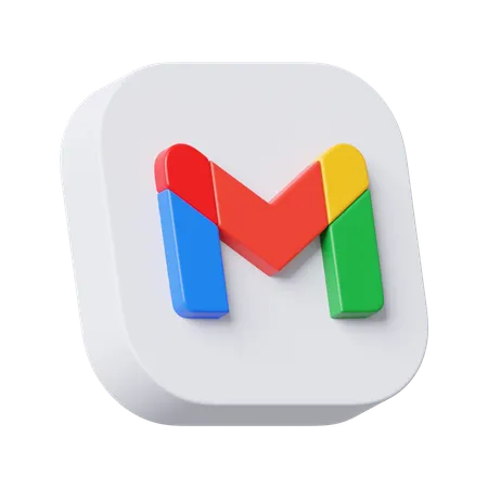 Free Gmail  3D Icon