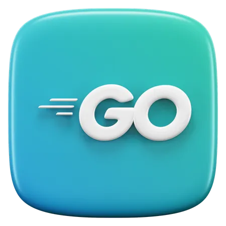 Free Golang  3D Icon