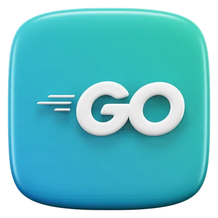 Free Golang  3D Icon