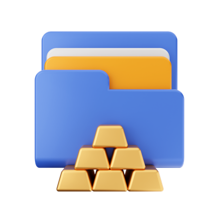 Free Gold Bar File  3D Icon