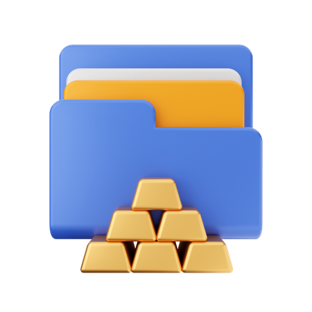 Free Gold Bar File  3D Icon