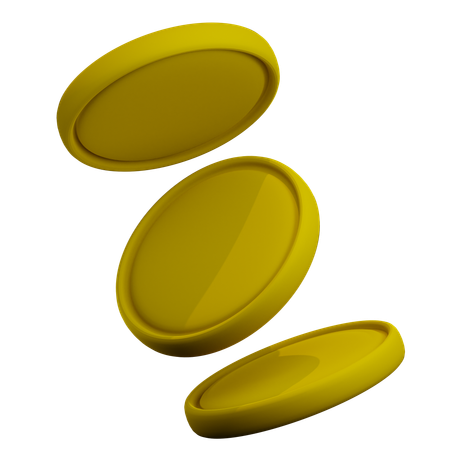 Free Gold Coins  3D Icon