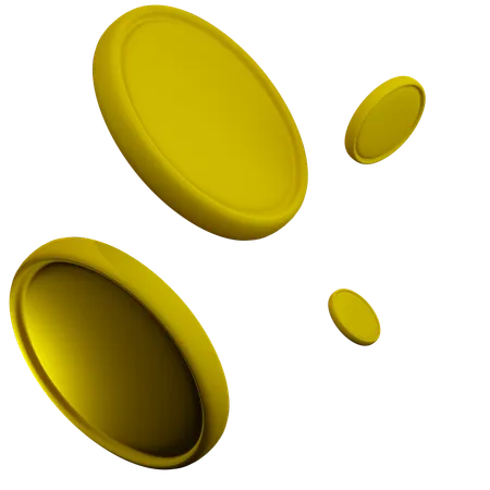 Free Gold Coins  3D Icon