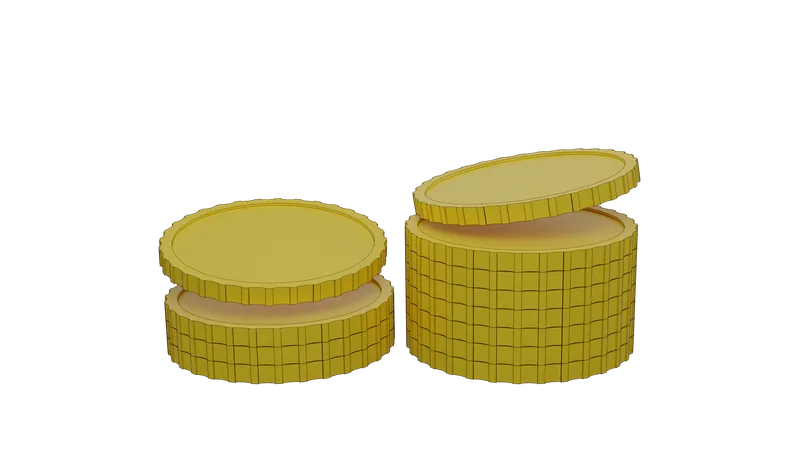 Free 3 D Coin Illustrator 3D Icon
