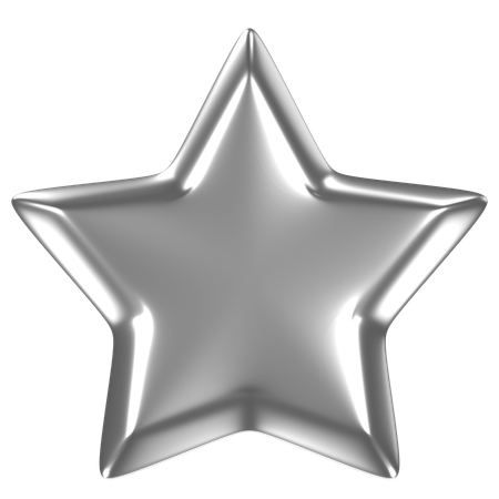 Free Gold Star  3D Icon