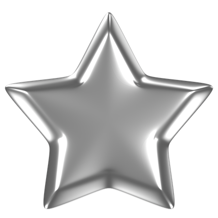 Free Gold Star  3D Icon