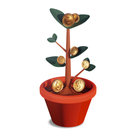 Free Golddollar-Münzanlage  3D Icon