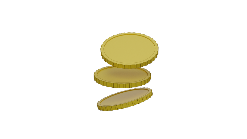 Free GOLDMÜNZEN  3D Icon