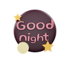 3d goodnight logo