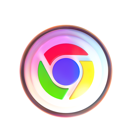 Free Google Chrome  3D Icon