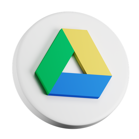 Free Google Drive  3D Icon