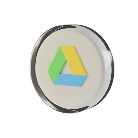 Free Google Drive  3D Icon