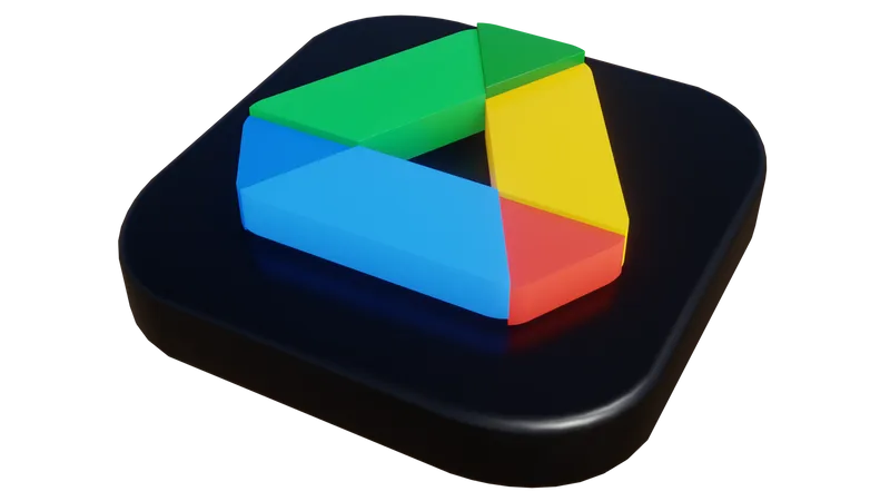 Free Google Drive  3D Icon