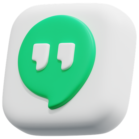 Free Google Hangouts  3D Icon