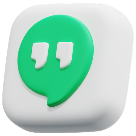 Free Google Hangouts  3D Icon
