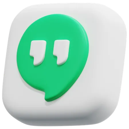 Free Google Hangouts  3D Icon
