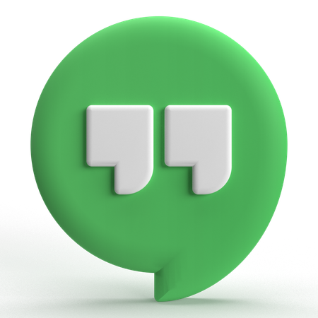 Free Google Hangouts  3D Icon