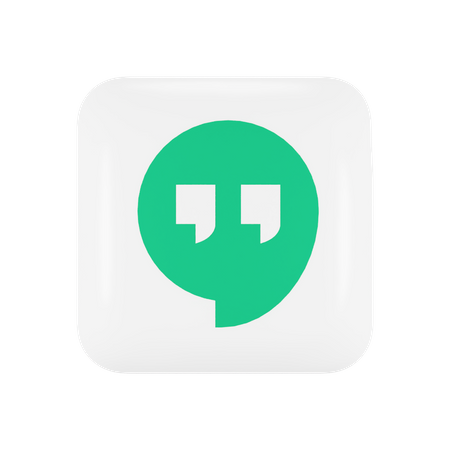 Free Google Hangouts  3D Icon