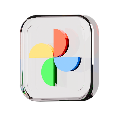 Free Google Photo  3D Icon