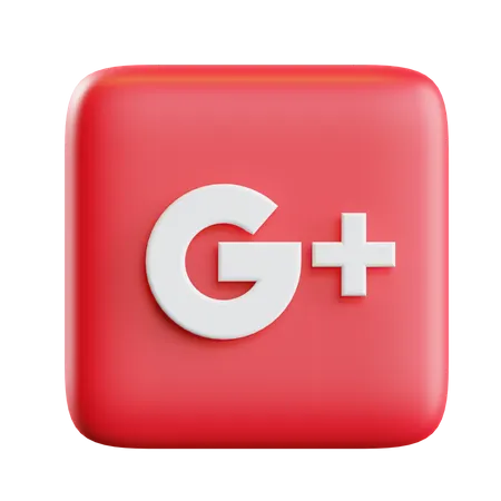 Free Google más  3D Icon