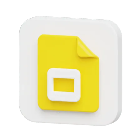 Free Google Slides  3D Logo