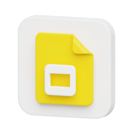 Free Google Slides Logo  3D Logo
