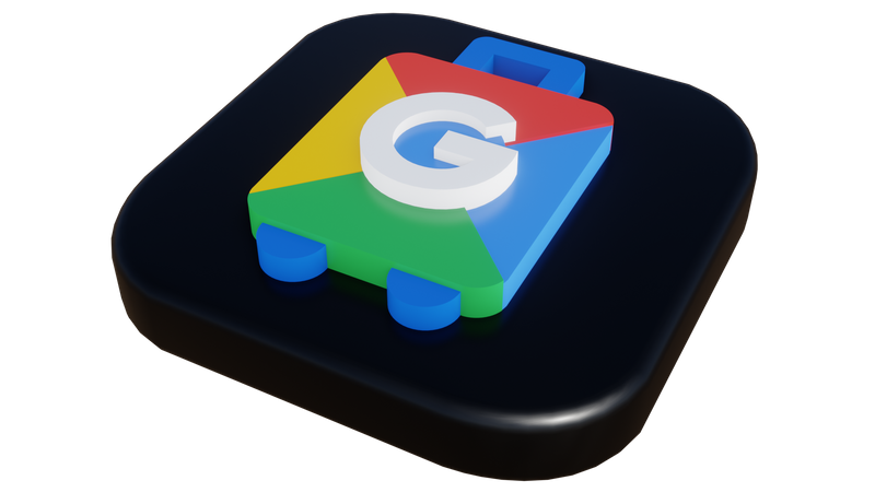 Free Google Travel  3D Icon