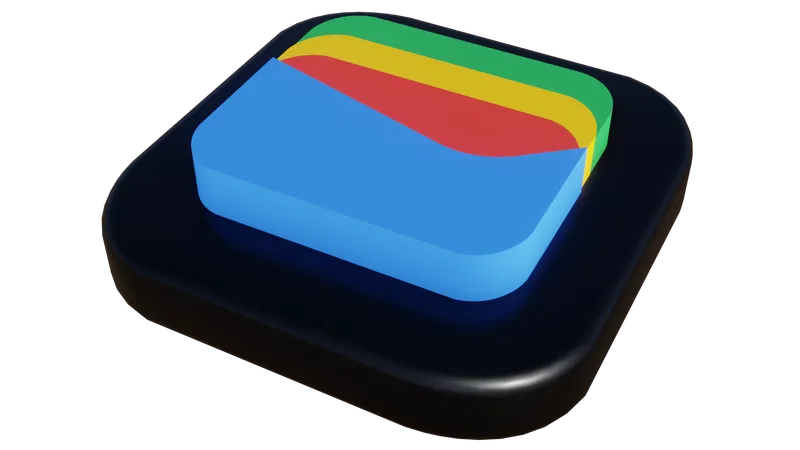 Free Google Wallet  3D Icon