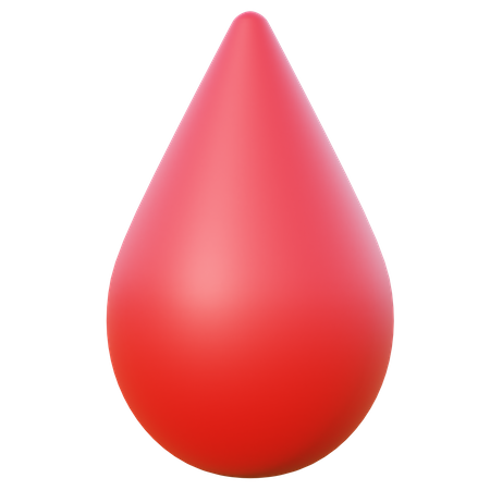 Free Gota de sangre  3D Icon