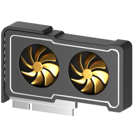 Free 3 D Icon Of A Gpu Card 3D Icon