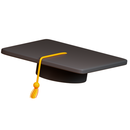 Free Graduation Hat  3D Icon