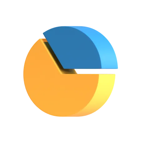 Free Gráfico circular  3D Icon