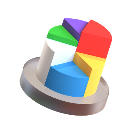 Free Gráfico circular  3D Icon