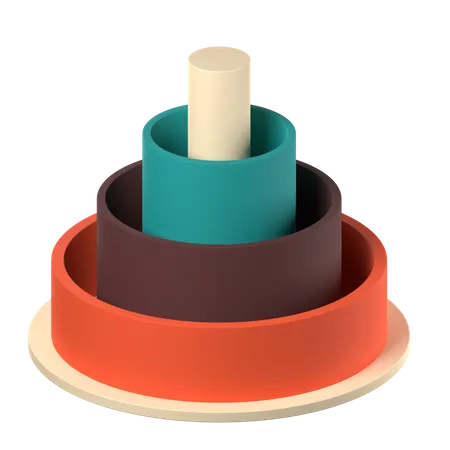 Free Gráfico de torta  3D Icon