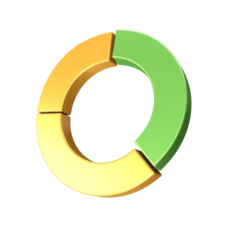 Free Gráfico de rosca  3D Icon