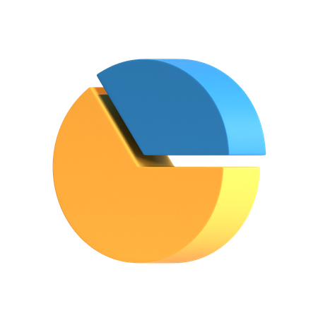 Free Gráfico de pizza  3D Icon