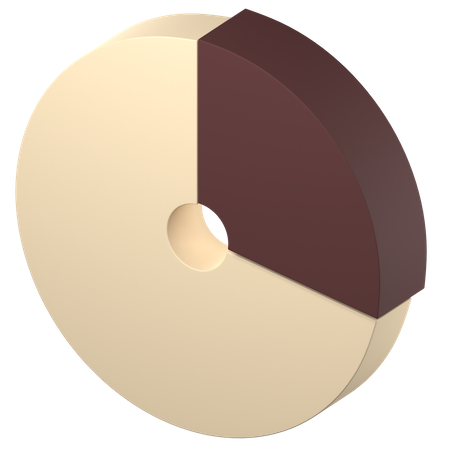 Free Gráfico de pizza  3D Icon