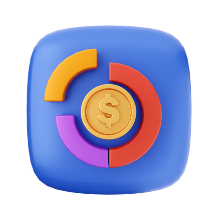Free Gráfico de rosca  3D Icon