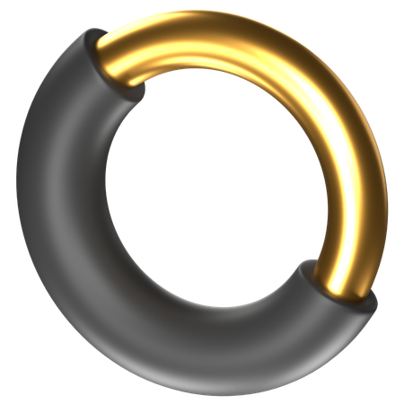 Free Gráfico de rosca  3D Icon