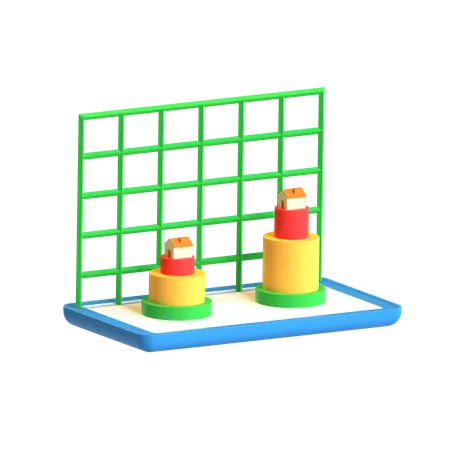 Free Diagrama piramidal  3D Icon