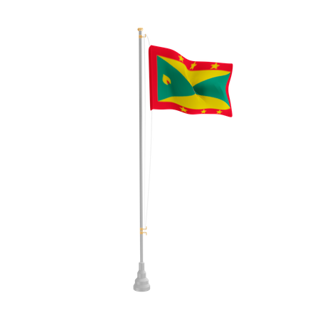 Free Granada  3D Flag