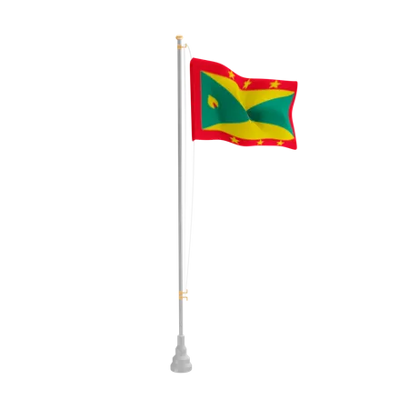 Free Granada  3D Flag