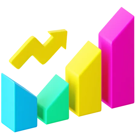 Free Graph Bar 3D Icon