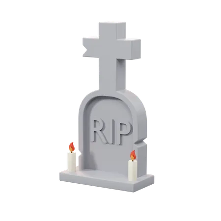 Free Grave  3D Icon