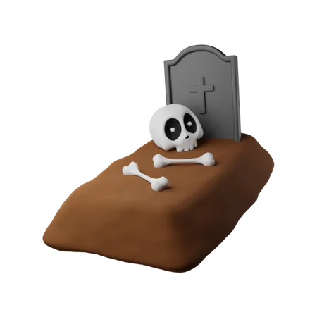 Free Grave  3D Icon