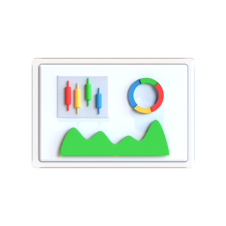 Free Growth Chart 3D Icon
